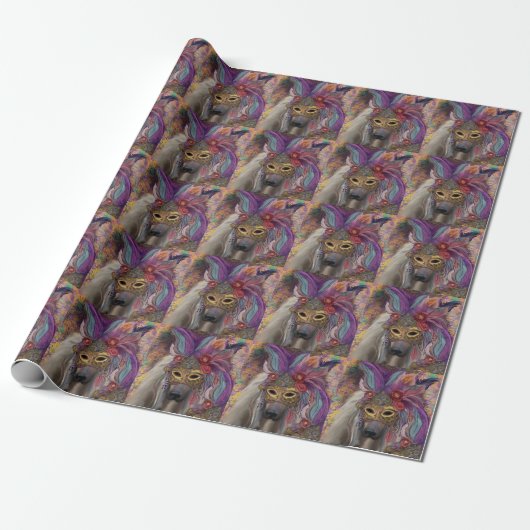 AFGHAN HOUND GESCHENKPAPIER (Ungerollt)