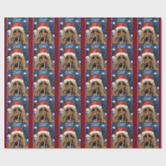 AFGHAN HOUND GESCHENKPAPIER (Flach)