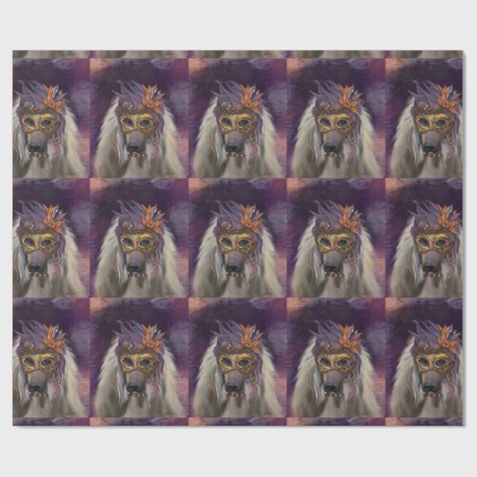 AFGHAN HOUND GESCHENKPAPIER (Flach)