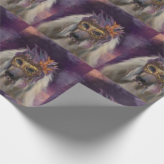 AFGHAN HOUND GESCHENKPAPIER (Ecke)