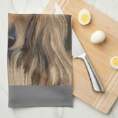 Afghan Hound Geschirrtuch (Viertel Falte)