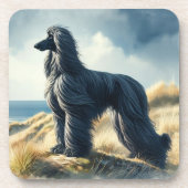 Afghan Hound Getränkeuntersetzer (Vorderseite)