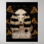 AFGHAN HOUND GOLD  POSTER (Vorne)