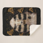 AFGHAN HOUND GOLD  SHERPADECKE (Vorderseite (Horizontal))