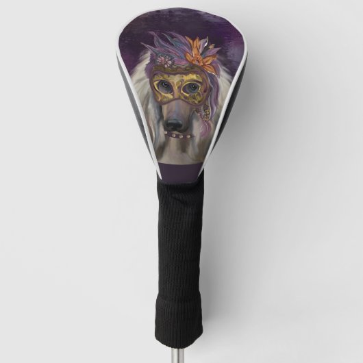 AFGHAN HOUND GOLF HEADCOVER (Vorderseite)