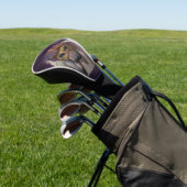 AFGHAN HOUND GOLF HEADCOVER (In SItu)