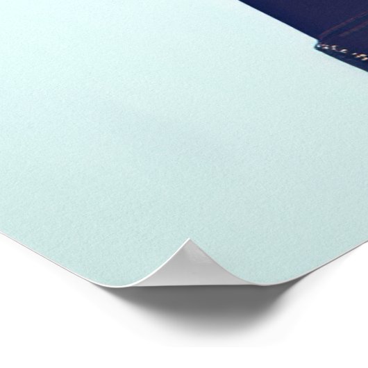 Afghan Hound Hipster Dog Poster (Ecke)