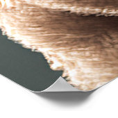 Afghan Hound Hipster Dog Poster (Ecke)