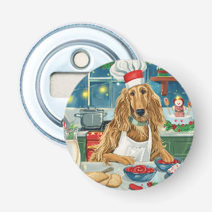 Afghan Hound Holiday Baking: Feierliche Weihnachte Flaschenöffner