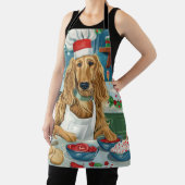 Afghan Hound Holiday Baking: Feierliche Weihnachte Schürze (InSitu)