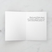 Afghan Hound Holiday Christmas Card Karte (Innenseite)