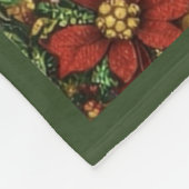 Afghan Hound Holiday Christmas Throw Blanket Fleecedecke (Ecke)