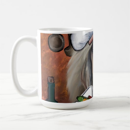 Afghan Hound Kaffeetasse (Links)