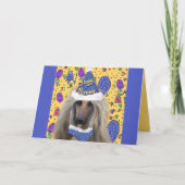 AFGHAN HOUND KARTE (Vorderseite)