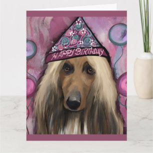 Afghan Hound Karte