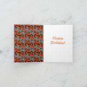 Afghan Hound Karte (Innenseite)