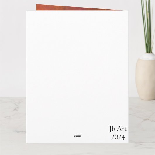 AFGHAN HOUND KARTE (Rückseite)