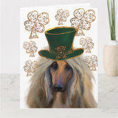 AFGHAN HOUND KARTE (Vorderseite)