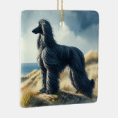 Afghan Hound Keramikornament (Rechts)