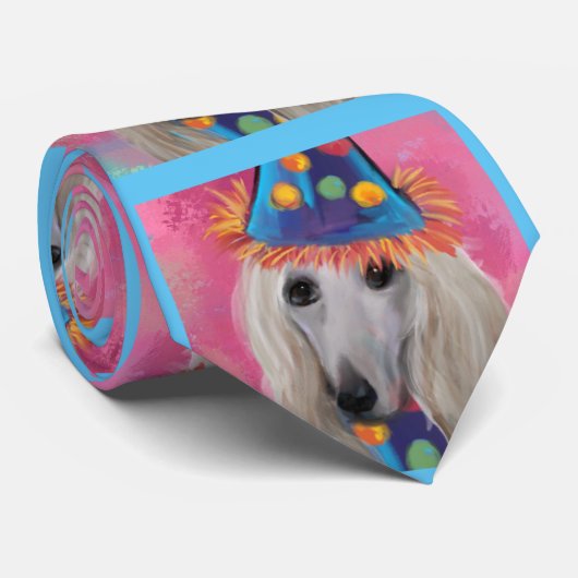AFGHAN HOUND KRAWATTE (Gerollt)