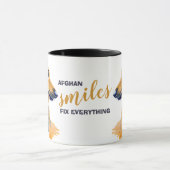 Afghan Hound lächelt alles reparieren Tasse (Zentrum)