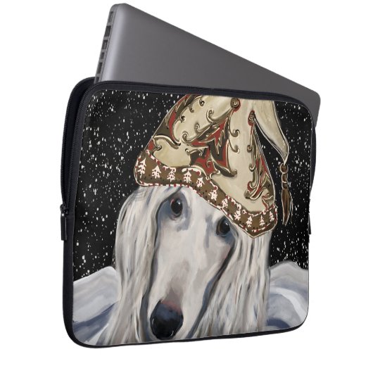 AFGHAN HOUND LAPTOPSCHUTZHÜLLE (Vorne Rechts)