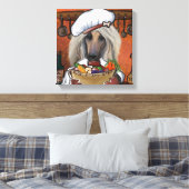 Afghan Hound Leinwanddruck (Insitu (Schlafzimmer))