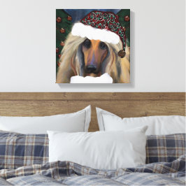 AFGHAN HOUND LEINWANDDRUCK