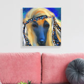 Afghan Hound Leinwanddruck (Insitu (Wohnzimmer))