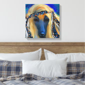 Afghan Hound Leinwanddruck (Insitu (Schlafzimmer))