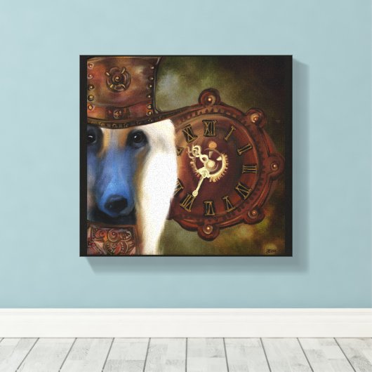 Afghan Hound Leinwanddruck (Insitu (Holzboden))