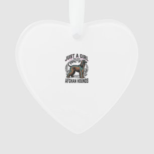 Afghan Hound Liebhaber Vintage Hundemutter-Shirt-D Ornament