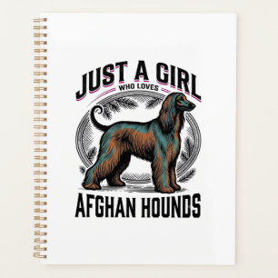 Afghan Hound Liebhaber Vintage Hundemutter-Shirt D Planer