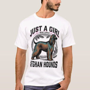 Afghan Hound Liebhaber Vintage Hundemutter-Shirt D T-Shirt