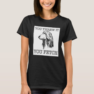 Afghan Hound lustige Hunde Liebhaber Prämie T-Shirt