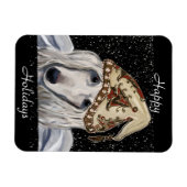 Afghan Hound Magnet (Horizontal)