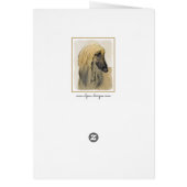 Afghan Hound Malerei - Niedliche Original Dog Art (Hinten)