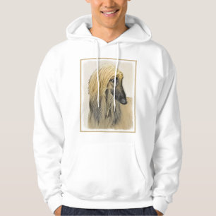 Afghan Hound Malerei - Niedliche Original Dog Art Hoodie