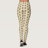 Afghan Hound Malerei - Niedliche Original Dog Art Leggings (Rückseite)