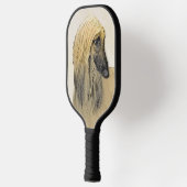 Afghan Hound Malerei - Niedliche Original Dog Art Pickleball Schläger (Links)
