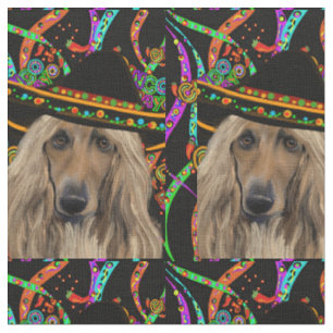 Afghan Hound Mexiko Stoff