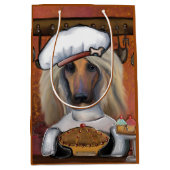 AFGHAN HOUND MITTLERE GESCHENKTÜTE (Vorderseite)