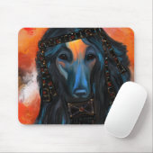 Afghan Hound Mousepad (Mit Mouse)