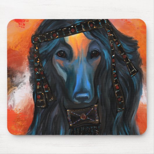 Afghan Hound Mousepad (Vorne)