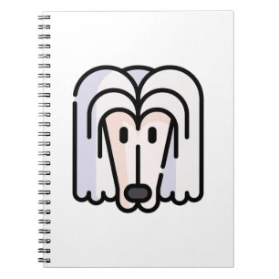 Afghan Hound Notizblock