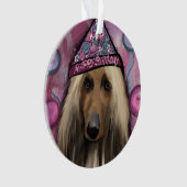 Afghan Hound Ornament (Vorderseite)