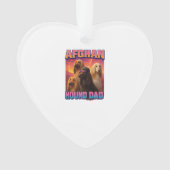 Afghan Hound Ornament (Vorderseite)