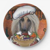 Afghan Hound Pappteller (Vorderseite)