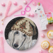Afghan Hound Pappteller (Party)