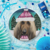 Afghan Hound Pappteller (Party)
